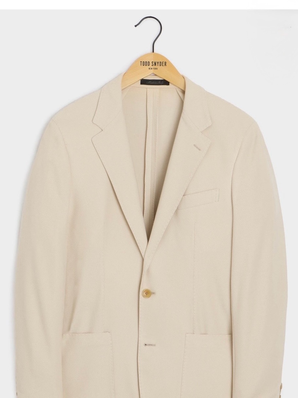 Todd Snyder Italian Knit Sport Coat (Birch) - 5.26.26 MINT CONDITION / UNWORN
